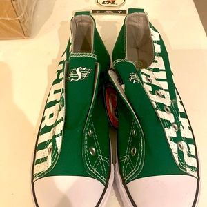 Saskatchewan roughriders boys shoes size 6